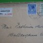2 NETHERLANDS COVER REGISTERED  WORMERVEER TO GERMANY
