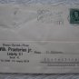 GERMANY OLYMPIC SLOGAN CANCEL 1936 WITH GOOD SINGLE STAMP ON FOLDED CARD !!