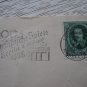 GERMANY OLYMPIC SLOGAN CANCEL 1936 WITH GOOD SINGLE STAMP ON FOLDED CARD !!