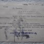 GERMANY OLYMPIC SLOGAN CANCEL 1936 WITH GOOD SINGLE STAMP ON FOLDED CARD !!