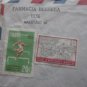 OLD AD COVER PANAMA TO GERMANY SPORT STAMP