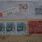 2 SWITZERLAND cover registered annahme +trip stamp upra