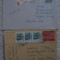 2 SWITZERLAND cover registered annahme +trip stamp upra