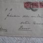 GERMANY COVER INFLATION TO DAVOS SWITZERLAND MEF STRIP STAMP (3) 1924
