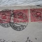 GERMANY COVER INFLATION TO DAVOS SWITZERLAND MEF STRIP STAMP (3) 1924