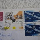 SPAIN COVER TO GERMANY HORSE SPACE STAMP TENERIFE