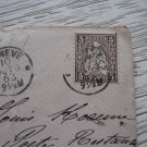1863 OLD cover SWITZERLAND GENEVE CVR briefe