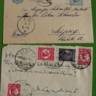 2  ROMANIA VINTAGE COVER LOT TO Germany