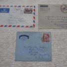 3 VINTAGE UGANDA KENYA COVER AIRMAIL