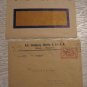 2 FINLAND OLD COVER PAIR STAMP AD ADVERTISING  CVR