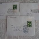 3 AUSTRIA COVER 1960's SPECIAL CANCEL LOT