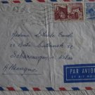 TUNISIE TUNEZ TO GERMANY  AIRMAIL COVER