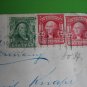 2 OLD US COVER TO TRIEBES GERMANY ILLUSTR FRUITS AD LOT