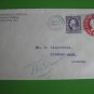 2 OLD US COVER TO TRIEBES GERMANY ILLUSTR FRUITS AD LOT
