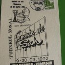 ROMANIA CARD CHESS TIMISOARA POSTMARK GOOD !!
