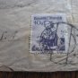 AUSTRIA CENSORED COVER PAAR STAMP+1 AIR CENSOR TO USA