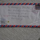 NIGERIA TO GERMANY  COVER AIRMAIL  WITH  DP LABEL