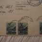 2 ITALY COVER CENSOR  TO  USA AD OLD CVR LOT