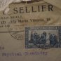 2 ITALY COVER CENSOR TO USA AD OLD CVR LOT