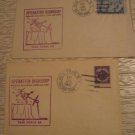 2 COVER USA OPERATION HIGHTJUMP 1947 ANTARCTIC NAVAL MARITIME CVR