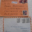 2 SPAIN ESPAÑA R COVER FRANKING TO GERMANY  AIRMAIL LOT