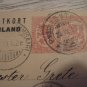 FINLAND STATIONARY WITH 3INTERESTING POSTMARK TRANSIT 1919