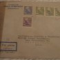 SWEDEN CENSORED COVER TO USA CENSOR 10+30+40X3 BuF FRANKING