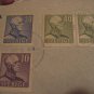 SWEDEN CENSORED COVER TO USA CENSOR 10+30+40X3 BuF FRANKING