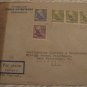 SWEDEN CENSORED COVER TO USA CENSOR 10+30+40X3 BuF FRANKING
