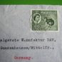 MAURITIUS COVER AIR GERMANYWITH  map AND FAUNA