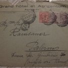 ITALY COVER AGRIGENTO TO PALERMO GOOD STAMP (1 2) 1928