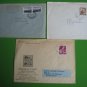 3 LIECHTENSTEIN COVER AD SLOGAN LOT