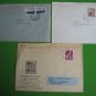 3 LIECHTENSTEIN COVER AD SLOGAN LOT