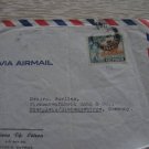 CYPRUS  1956 COVER ADVERTISING  AIRMAIL TO GERMANY