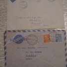 2 FINLAND OLD COVER AVION PAIR STAMP TO SWITZERLAND AND  GERMANY