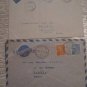2 FINLAND OLD COVER AVION PAIR STAMP TO SWITZERLAND AND GERMANY