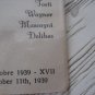 1939 MENU ITALY SHIP WITH BLACK MEN MUSICIAN