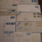 11 cover AIR MAIL AIRCRAFT AIRPLANE stamp lot