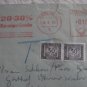 Germany cover meter dbp ITALY Bolzano 1964 adv metered + 2x30L pair