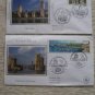 2 FRANCE FDC FIRST DAY COVER CITIES