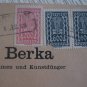 AUSTRIA 1923 ANGERT CZECHOSLOVAKIA 600+600+200 KRONEN PRAG