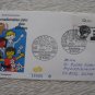 2 GERMANY ONU COVER BRIEFE FLAG CHILDREN STAMP FDC