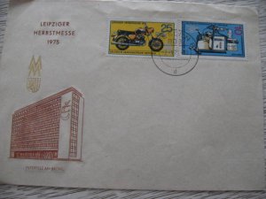 GERMANY COVER BRIEFE WITH MOTORCYCLE STAMP