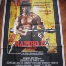 RAMBO II  ARGENTINIEN OLD MOVIE POSTER ORIG SPANISH ! RARE!!!!!!!!