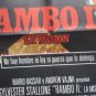 RAMBO II ARGENTINIEN OLD MOVIE POSTER ORIG SPANISH ! RARE!!!!!!!!