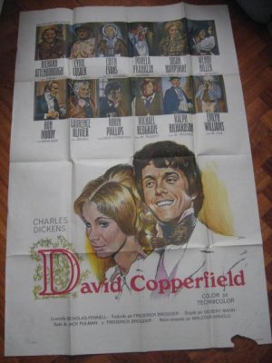 RARE   DAVID COPPERFIELD ARGENTINIEN  OLD MOVIE POSTER ORIGINAL SPANISH TEXTS