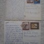 2  AUSTRIA POSTCARD WITH STAMPS