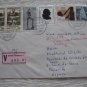 GERMANY R COVER V LABEL HIGH  MULTI FRANKING STAMPS SPAIN TENERIFE VALORES DECLA