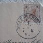 WELS BAHNHOF TO KOSTEN TEPLITZ CZECHOSLOVAKIA AUSTRIA EMPIRE 1899 TRAIN STATION