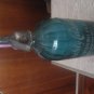 VINTAGE SYPHON ALL BLUE GLASS ARGENTINIAN SODA SELTZER SIPHON